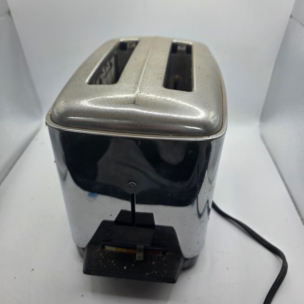 Vintage Proctor-Silex P20511 Chrome 2 Slice Pop Up Toaster Color Tuner MCM